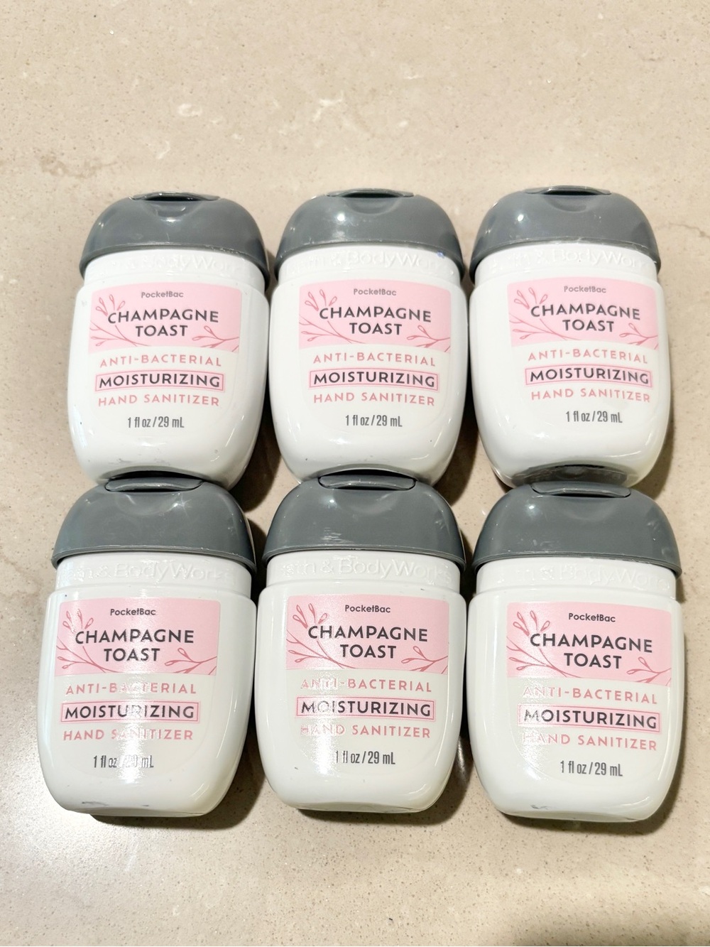 Bath & Body Works Champagne Toast 6 Piece PocketBac Bundle 💕